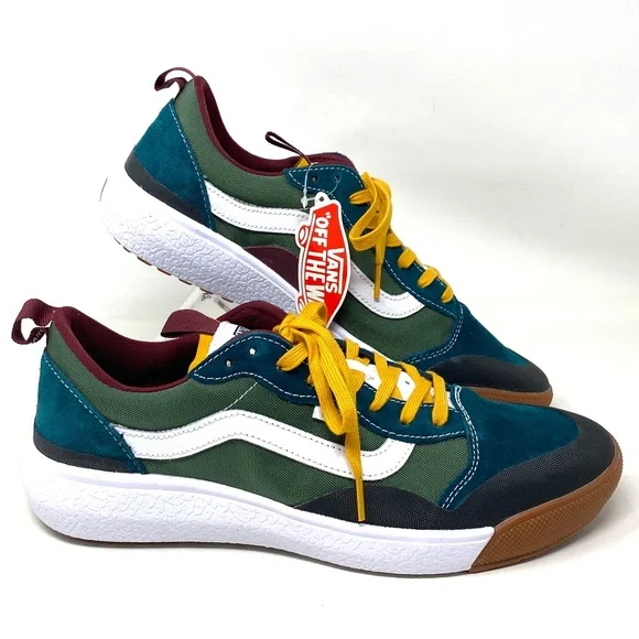VANS UltraRange EXO Shoes Low Top Green Men’s Suede Size Sneakers VN0A4UWM60Q - Picture 2 of 9